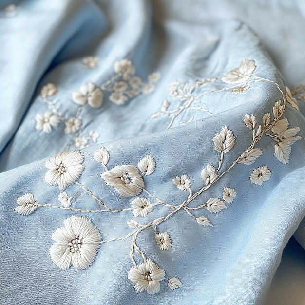 haftowany wzór na obrusu